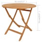 vidaXL Juego de comedor para jardín 5 piezas madera maciza teca vidaXL Juego de comedor para jardín 5 piezas madera maciza teca