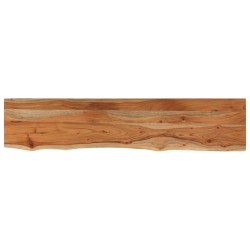 vidaXL Tablero rectangular madera de acacia borde vivo 180x30x2,5 cm