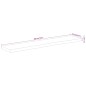 vidaXL Tablero rectangular madera de acacia borde vivo 180x30x2,5 cm vidaXL Tablero rectangular madera de acacia borde vivo 180x30x2,5 cm