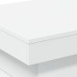 vidaXL Mesa de centro con luces LED blanco 50x50x40 cm vidaXL Mesa de centro con luces LED blanco 50x50x40 cm