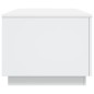 vidaXL Mesa de centro con luces LED blanco 90x50x40 cm vidaXL Mesa de centro con luces LED blanco 90x50x40 cm