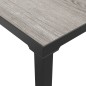 vidaXL Juego de muebles de jardín 6 pzas ratán sintético negro y gris