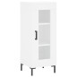 vidaXL Aparador alto madera contrachapada blanco 34,5x34x180 cm vidaXL Aparador alto madera contrachapada blanco 34,5x34x180 cm