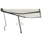 vidaXL Toldo de pie retráctil manual crema 450x300 cm vidaXL Toldo de pie retráctil manual crema 450x300 cm