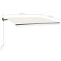 vidaXL Toldo de pie retráctil manual crema 450x300 cm vidaXL Toldo de pie retráctil manual crema 450x300 cm