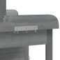 vidaXL Mesa para macetas y armario madera abeto gris 110,5x45x124,5 cm vidaXL Mesa para macetas y armario madera abeto gris 110,5x45x124,5 cm