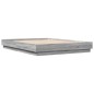 vidaXL Estructura de cama madera de ingeniería gris Sonoma 120x200 cm