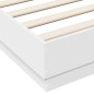 vidaXL Estructura de cama madera de ingeniería blanca 120x200 cm vidaXL Estructura de cama madera de ingeniería blanca 120x200 cm