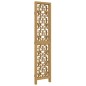 vidaXL Biombo separador de 3 paneles madera maciza paulownia marrón vidaXL Biombo separador de 3 paneles madera maciza paulownia marrón