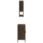 vidaXL Set de muebles baño 2 pzas madera contrachapada marrón roble vidaXL Set de muebles baño 2 pzas madera contrachapada marrón roble