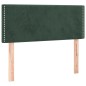 vidaXL Cama box spring colchón y LED terciopelo verde oscuro 120x190cm vidaXL Cama box spring colchón y LED terciopelo verde oscuro 120x190cm