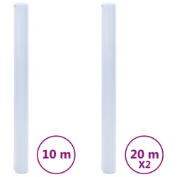 vidaXL Láminas de ventana esmerilada 3 uds PVC gris transparente
