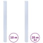 vidaXL Láminas de ventana esmerilada 3 uds PVC gris transparente