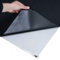 vidaXL Láminas de ventana esmerilada 3 uds PVC negro