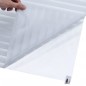 vidaXL Láminas de ventana esmerilada 4 uds PVC patrón de persiana vidaXL Láminas de ventana esmerilada 4 uds PVC patrón de persiana