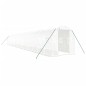 vidaXL Invernadero con estructura de acero blanco 32 m² 16x2x2 m vidaXL Invernadero con estructura de acero blanco 32 m² 16x2x2 m