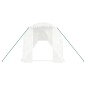 vidaXL Invernadero con estructura de acero blanco 32 m² 16x2x2 m vidaXL Invernadero con estructura de acero blanco 32 m² 16x2x2 m