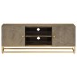 vidaXL Mueble de TV madera maciza de mango y hierro 110x30x40 cm vidaXL Mueble de TV madera maciza de mango y hierro 110x30x40 cm
