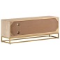 vidaXL Mueble de TV madera maciza de mango y hierro 110x30x40 cm vidaXL Mueble de TV madera maciza de mango y hierro 110x30x40 cm