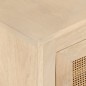 vidaXL Mueble de TV madera maciza de mango y hierro 110x30x40 cm vidaXL Mueble de TV madera maciza de mango y hierro 110x30x40 cm