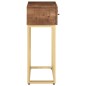 vidaXL Mesa consola madera maciza de mango y hierro 90x30x76 cm vidaXL Mesa consola madera maciza de mango y hierro 90x30x76 cm