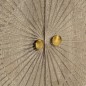 vidaXL Aparador de hierro y madera maciza de mango 55x30x76 cm