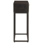 vidaXL Mesa consola madera maciza de mango y hierro negro 90x30x76 cm vidaXL Mesa consola madera maciza de mango y hierro negro 90x30x76 cm
