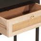 vidaXL Mesa consola madera maciza de mango y hierro negro 90x30x76 cm vidaXL Mesa consola madera maciza de mango y hierro negro 90x30x76 cm