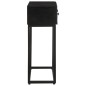 vidaXL Mesa consola madera maciza de mango y hierro negro 90x30x76 cm vidaXL Mesa consola madera maciza de mango y hierro negro 90x30x76 cm