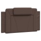 vidaXL Cama con colchón cuero sintético marrón 100x200 cm vidaXL Cama con colchón cuero sintético marrón 100x200 cm