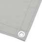 vidaXL Pantalla de balcón 100% poliéster Oxford gris claro 75x800 cm