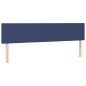 vidaXL Cama box spring con colchón tela azul 120x190 cm