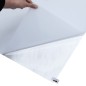 vidaXL Láminas de ventana esmerilada 5 uds PVC blanco transparente vidaXL Láminas de ventana esmerilada 5 uds PVC blanco transparente