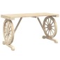 vidaXL Juego de comedor de jardín 3 piezas madera maciza de abeto vidaXL Juego de comedor de jardín 3 piezas madera maciza de abeto