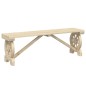 vidaXL Juego de comedor de jardín 3 piezas madera maciza de abeto vidaXL Juego de comedor de jardín 3 piezas madera maciza de abeto