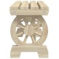 vidaXL Juego de comedor de jardín 3 piezas madera maciza de abeto vidaXL Juego de comedor de jardín 3 piezas madera maciza de abeto