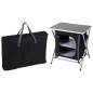 Redcliffs Armario de camping plegable negro 60x45x64 cm Redcliffs Armario de camping plegable negro 60x45x64 cm