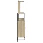 vidaXL Juego de muebles de baño 4 pzas contrachapada roble Sonoma vidaXL Juego de muebles de baño 4 pzas contrachapada roble Sonoma