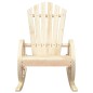 vidaXL Juego de muebles de jardín 3 piezas madera maciza de abeto vidaXL Juego de muebles de jardín 3 piezas madera maciza de abeto