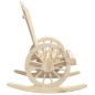 vidaXL Juego de muebles de jardín 3 piezas madera maciza de abeto vidaXL Juego de muebles de jardín 3 piezas madera maciza de abeto