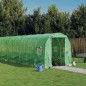 vidaXL Invernadero con estructura de acero verde 28 m² 14x2x2 m vidaXL Invernadero con estructura de acero verde 28 m² 14x2x2 m