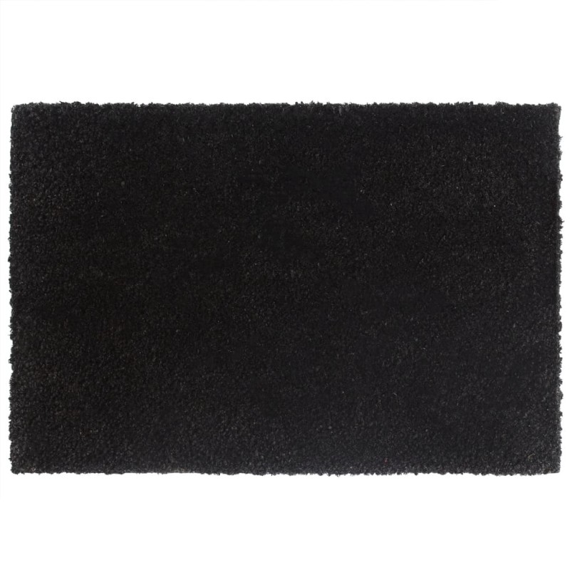 vidaXL Felpudo de fibra de coco negro 40x60 cm vidaXL Felpudo de fibra de coco negro 40x60 cm