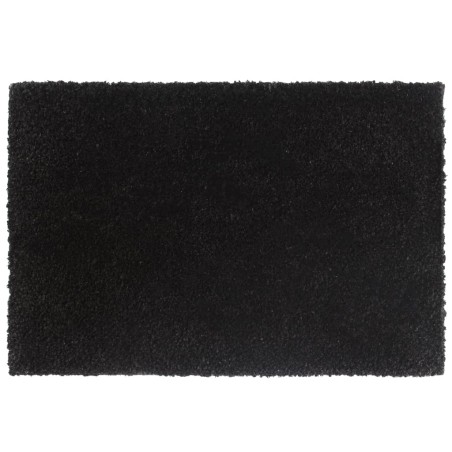 vidaXL Felpudos 5 unidades fibra de coco negro 40x60 cm