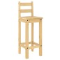 vidaXL Set de mesa alta y taburetes de bar 3 pzas madera maciza pino vidaXL Set de mesa alta y taburetes de bar 3 pzas madera maciza pino