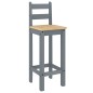 vidaXL Set de bar 3 piezas madera maciza de pino gris vidaXL Set de bar 3 piezas madera maciza de pino gris