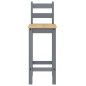 vidaXL Set de bar 3 piezas madera maciza de pino gris vidaXL Set de bar 3 piezas madera maciza de pino gris