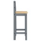 vidaXL Set de bar 3 piezas madera maciza de pino gris vidaXL Set de bar 3 piezas madera maciza de pino gris