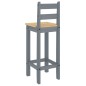 vidaXL Set de bar 3 piezas madera maciza de pino gris vidaXL Set de bar 3 piezas madera maciza de pino gris