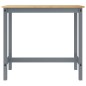vidaXL Set de bar 3 piezas madera maciza de pino gris vidaXL Set de bar 3 piezas madera maciza de pino gris