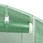 vidaXL Invernadero con estructura de acero verde 28 m² 14x2x2 m vidaXL Invernadero con estructura de acero verde 28 m² 14x2x2 m